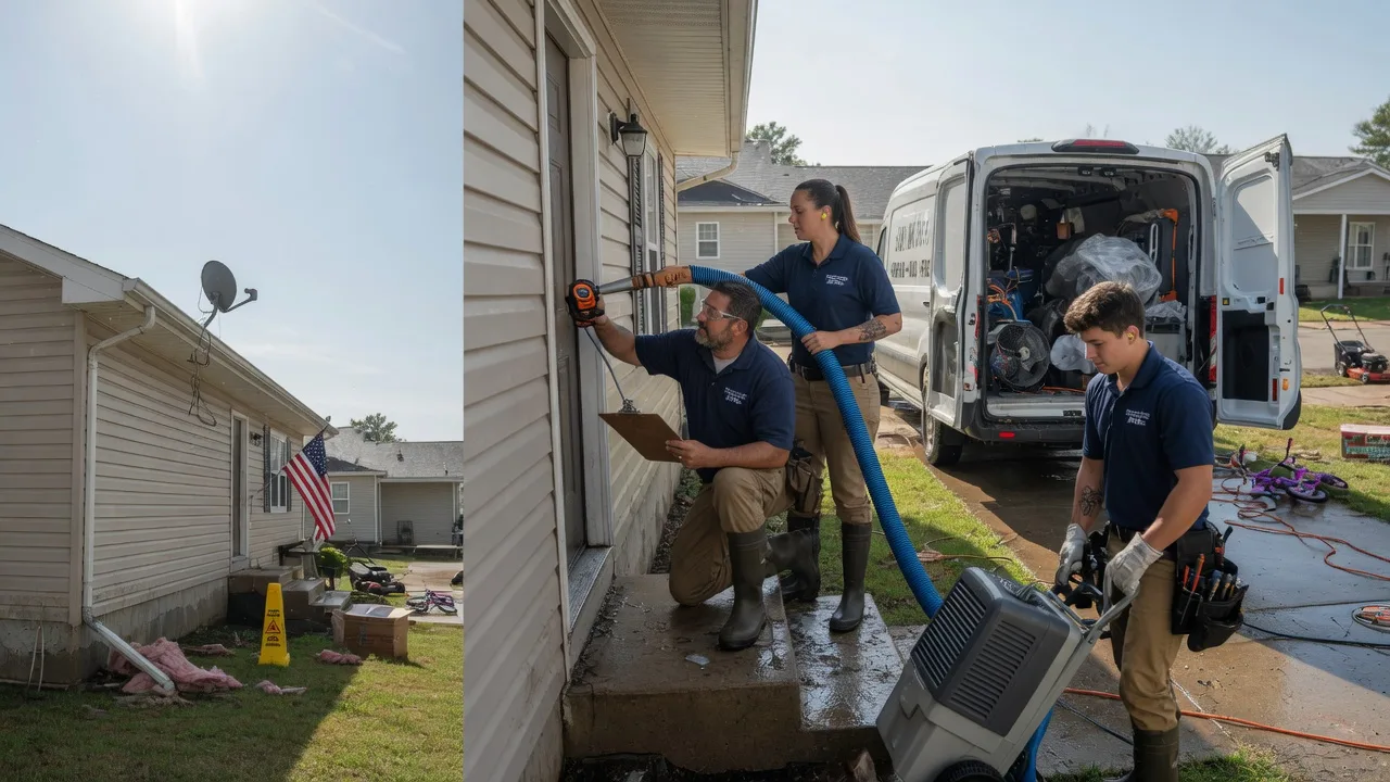 Ceiling Water Damage Restoration in Garretson, SD near me
